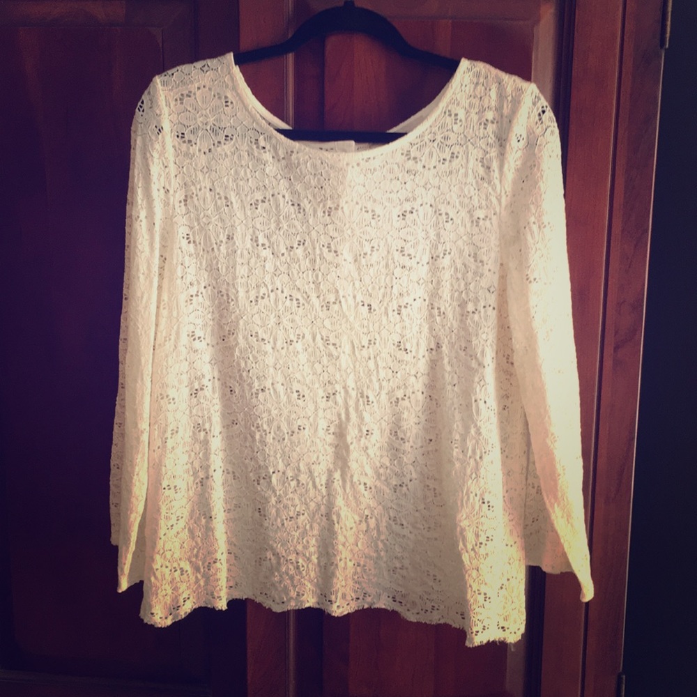 Lace blouse from Loft